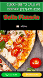 Mobile Screenshot of nybellapizza.com